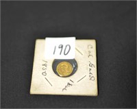 1850 California Gold Token Coin