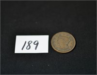 1847 One Cent Piece Coin