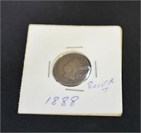 1888 Indian Head Penny Coin - the Case it is in