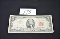 1963 Two Dollar Red Star Note