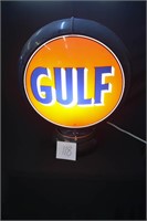 Plastic Gulf Oil/Gas Advertising Piece 19" Tall X