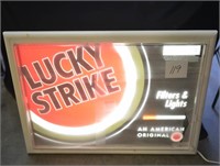 Lucky Strike Cigarette/Tobacco Advertising Light