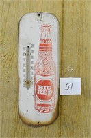 Vintage Big Red Advertising Thermometer Sign (no