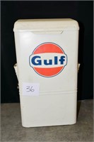 Vintage Metal Window Washing Dispenser Has a Gulf