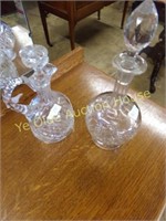 Crystal Decanter and Caraffe