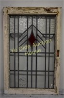 1 Color Stained Glass Window
