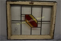 2 Color Stained Glass Window