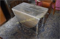 Barley Twist Dropside Table with Lots of