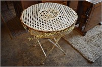 Fantastic Victorian Wrought Iron Patio Table