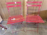 Painted Folding Patio Chairs