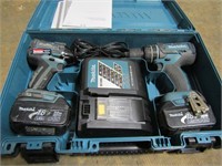 MAKITA DRILL SET WITH CARRYING CASE