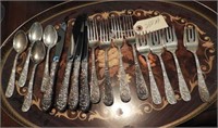 Approximately (16)pcs of Stieff Rose sterling