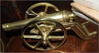 Replica miniature brass cannon 8” very heavy
