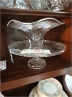 Orefors crystal center bowl and pattern glass