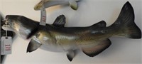 Very unique 33” fiberglass catfish mount with