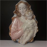 Virgin Mary with Jesus Wall Hanging Made in Italy