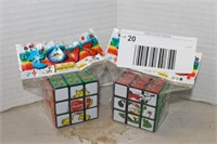TWO RUBIKS CUBES
