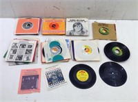 (76) Mixed 45 RPM Records  Some Beatles