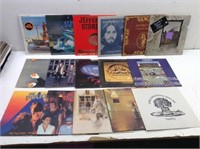 (16) 1970's - 80's Classic Rock LP's w/ Zepplin