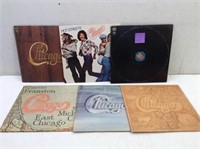 (6) Chicago LP's Early Titles w/ Terry Kath (RIP)