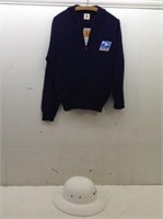 (2) Postal Carrier Items as Shown  Sweater Sz M