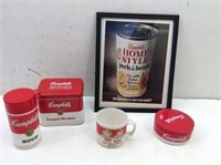 Nice Retro Look Campbell's Soup Advertising Lot