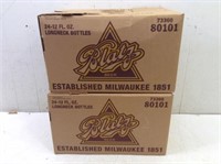 (2) Blatz Cardboard Beer Boxes as Shown
