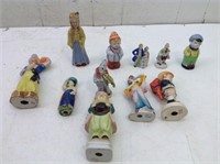 (11) Made in Occupied Japan Figurines & Salt &