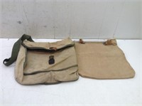 Vtg Canvas Bag & Watering Bag