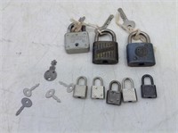 Vtg Locks w/ Keys