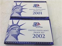 2001 - 2002 Proof Sets