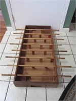 *LPO*  Nicely Made Wood Table Top Foosball