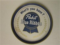 Vtg Pabst 1960's Metal Beer Tray  13"