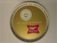 Miller High Life 100 Aniv Beer Tray  13"