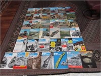 (36) Vtg Model Railroader Magazines