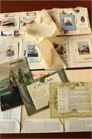 Two Scrapbooks of Maritime and Shipping Postcards,