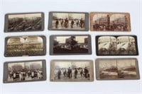 Set of Nine Sterographs of London,