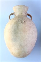Early South American Glazed Twin Handled Flask,