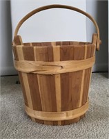 Artist Alex Stewart made Vintage Cedar Bucket