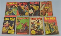 8pc Golden Age Tom Mix Comic Books