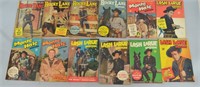 12pc Golden Age Western Comics w/ Lash LaRue