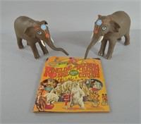 Barnum & Baily Souvenir Elephants & Program Lot