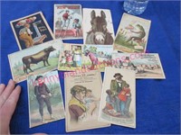 antique advertising cards