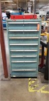 tool box, 8-drawer with miscellaneous hand tools