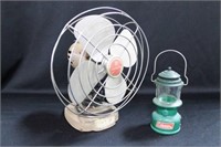 VINTAGE TOASTMASTER ELECTRIC FAN AND MINIATURE