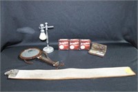 VINTAGE SHAVING ACCESSORIES: BURMA SHAVE SOAP,