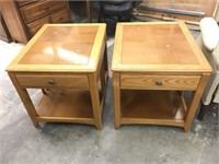 Two nice side tables

23 inches high 
22 L 27