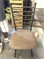 Metal chair with cushion good condition