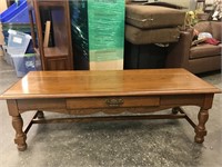 Coffee table 51 inches in length

Drawer on