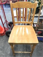 Wood chair 41 inches high